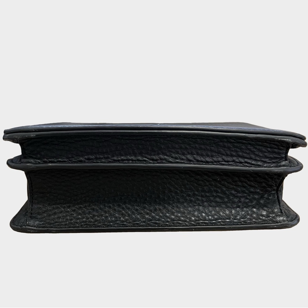Dagne Dover Medium Andra Crossbody Bag Black Onyx Matte Black Hardware - Picture 12 of 14
